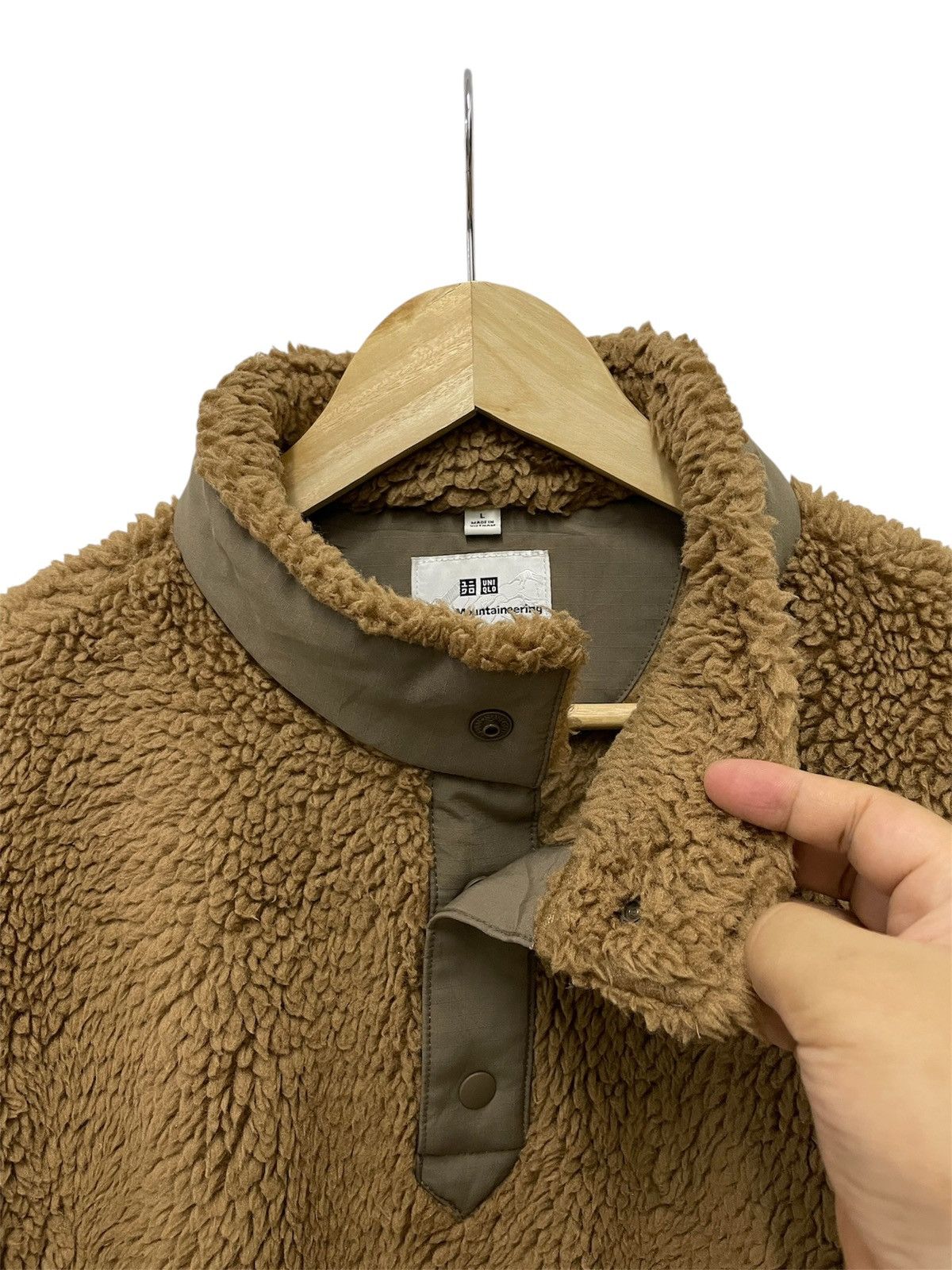 White Mountaineering White Mountaineering Fleece Jacket Size US L / EU 52-54 / 3 - 3 Thumbnail