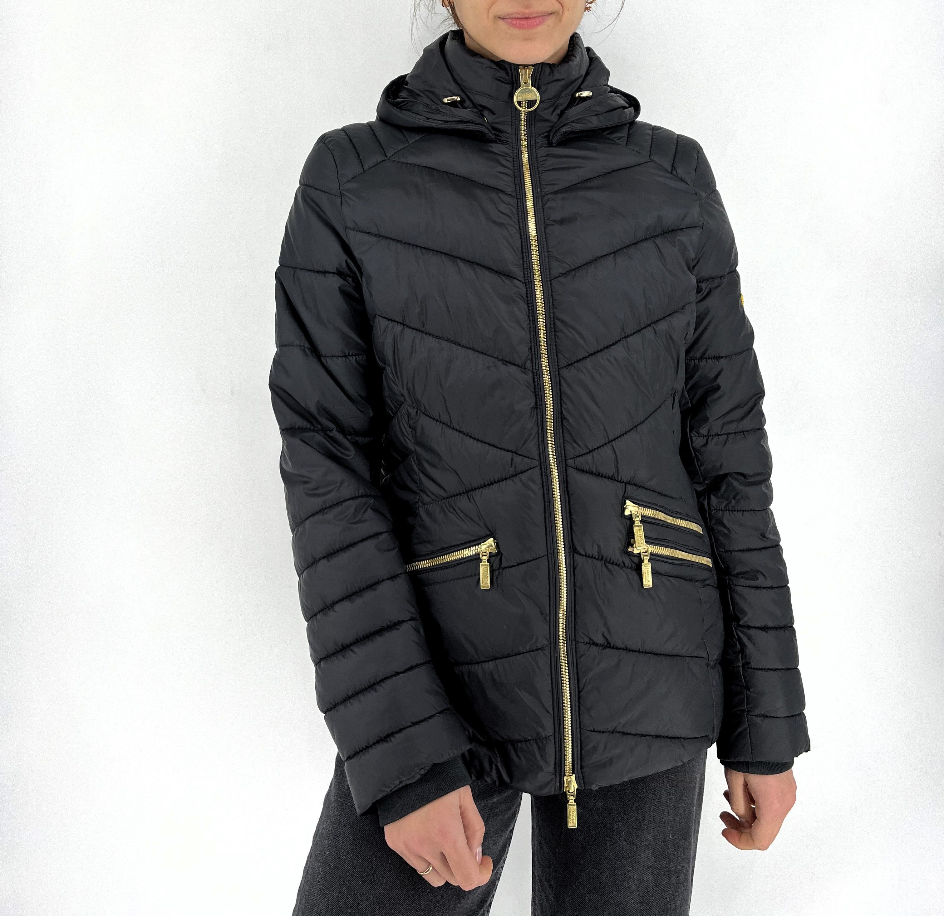 Barbour Luxury Streetwear Barbour International Women s Turbo Quilt Jacket Black Grailed