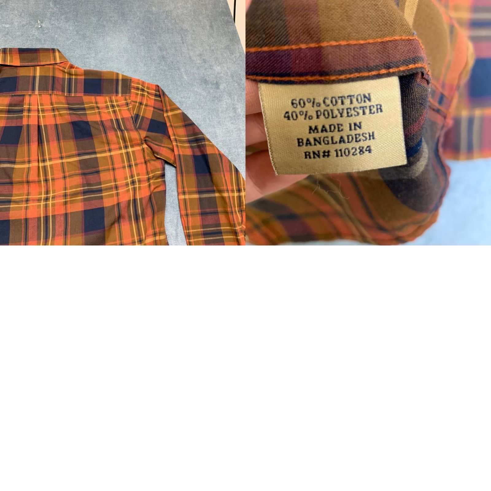 Bills Khakis VINTAGE Bills Khakis Shirt Mens XL Orange Plaid Classic Fit Pockets Button Down Outdoor Size US L / EU 52-54 / 3 - 9 Thumbnail