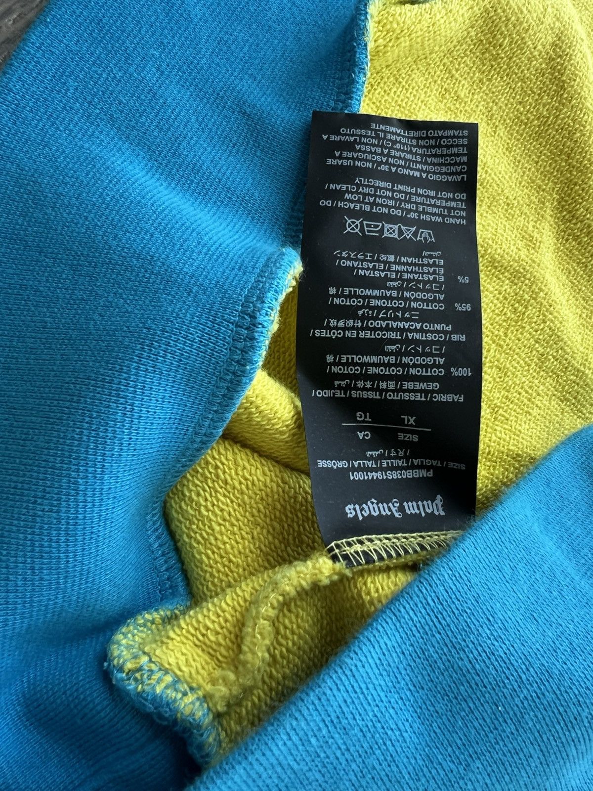 Palm Angels PALM ANGELS Color-block Hoodie Size US XL / EU 56 / 4 - 9 Thumbnail