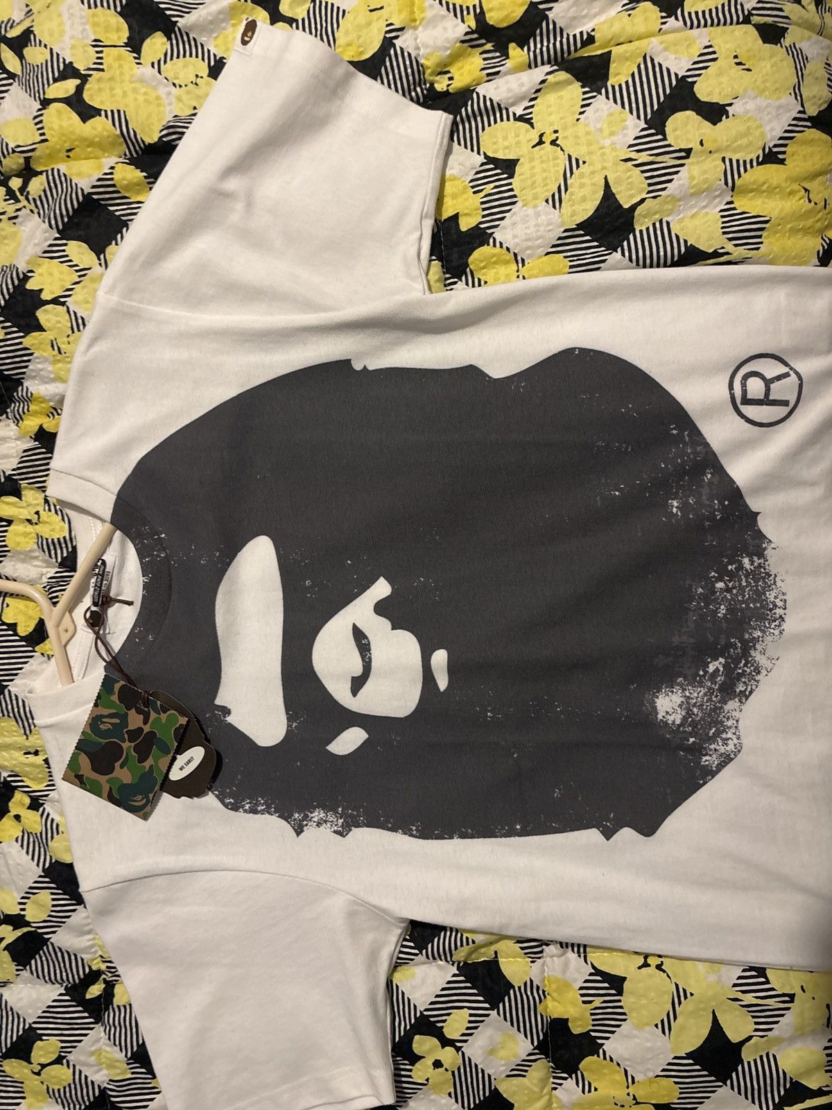 Bape BAPE Overprinted Ape Head Tee Size US S / EU 44-46 / 1 - 3 Thumbnail