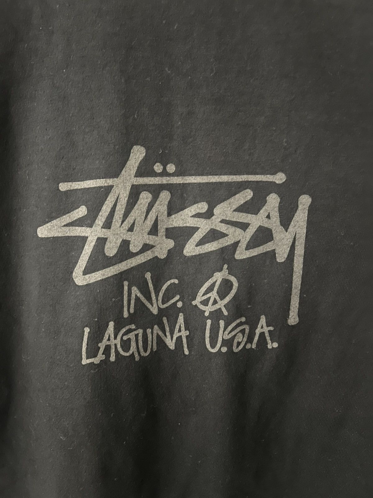 Stussy Stussy black t shirt Size US XL / EU 56 / 4 - 5 Thumbnail