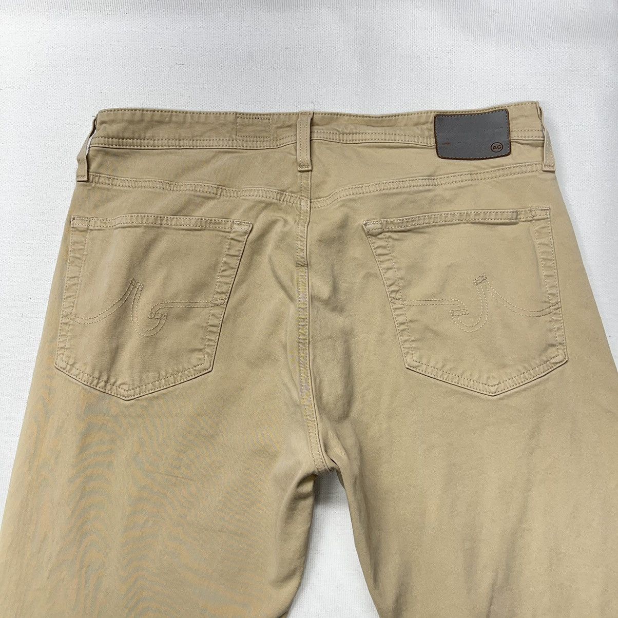 AG Adriano Goldschmied AG Adriano Goldschmied Pants Khaki Everett Slim Straight Size US 36 / EU 52 - 15 Thumbnail