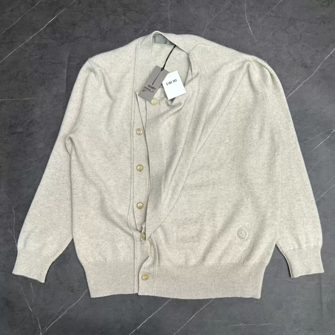Dior DIOR SS23 Solid Pleated High Neck Cardigan Size XXL / US 16-18 / IT 52-54 - 1 Thumbnail