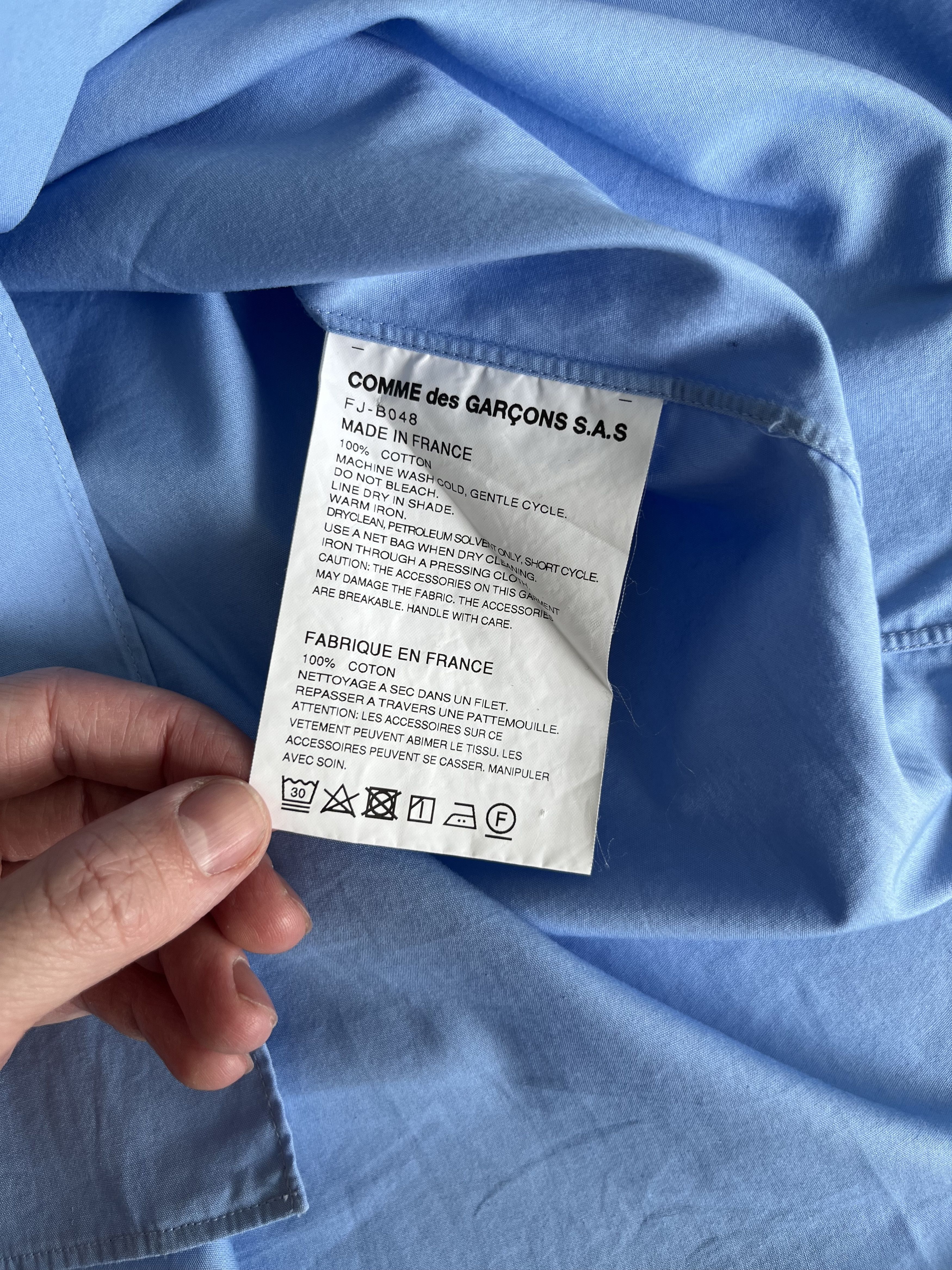 Comme des Garcons SHIRT Comme des Garcons Grommet Shirt Size US S / EU 44-46 / 1 - 5 Thumbnail