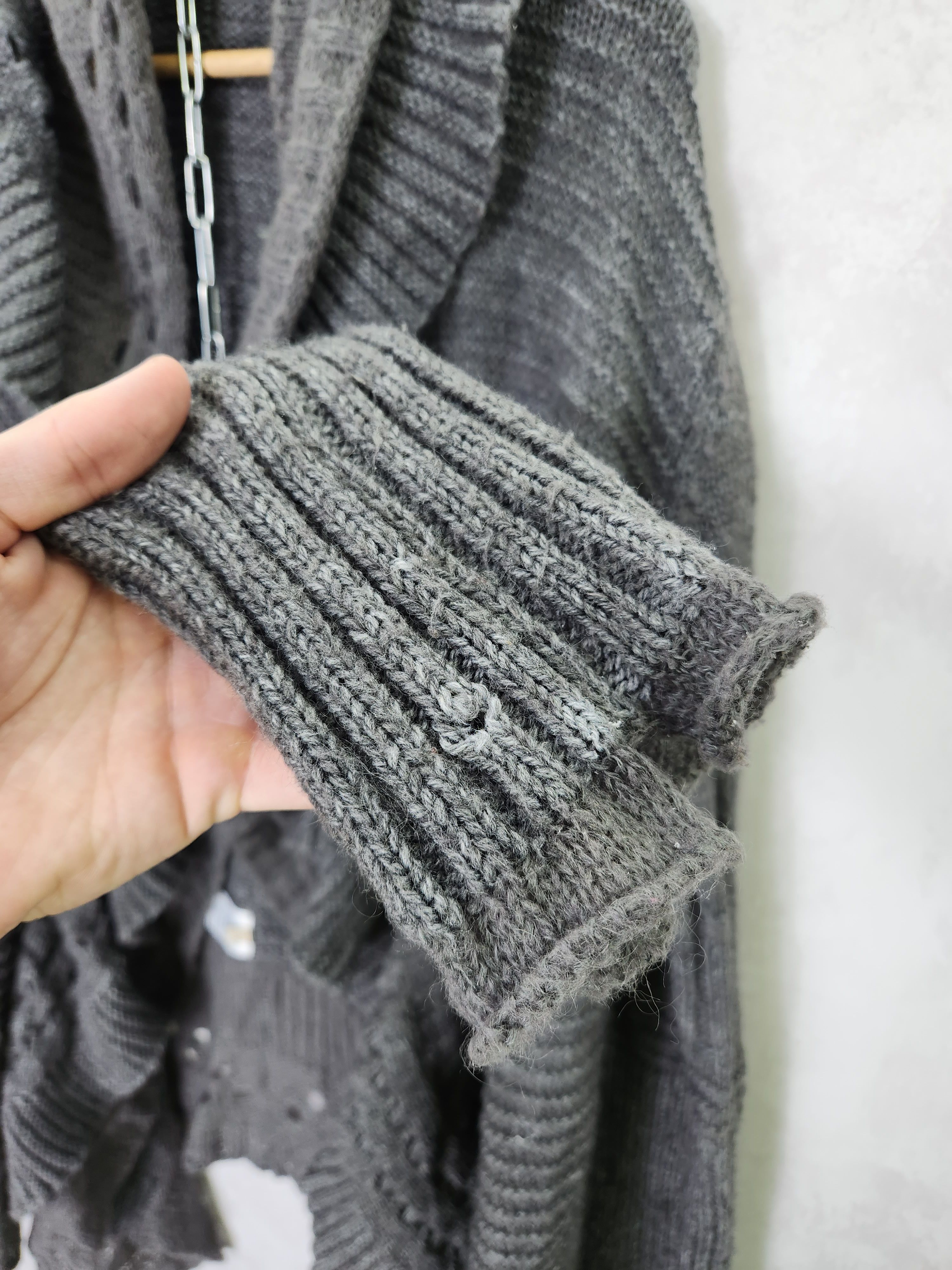 Marithe + Francois Girbaud Marithe Francois Girbaud cravatatakiller mohair cardigan Size M / US 6-8 / IT 42-44 - 8 Thumbnail