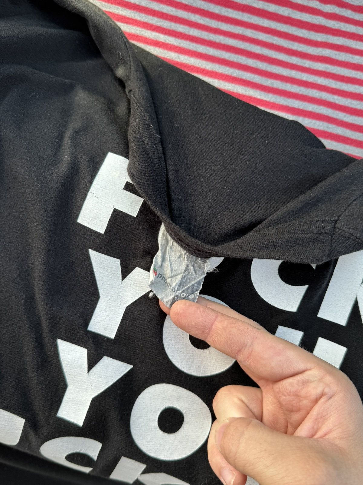 Japanese Brand Vintage FUCK YOU YOU FUCKING FUCK graphic 90s tee nsfw Size US L / EU 52-54 / 3 - 7 Thumbnail