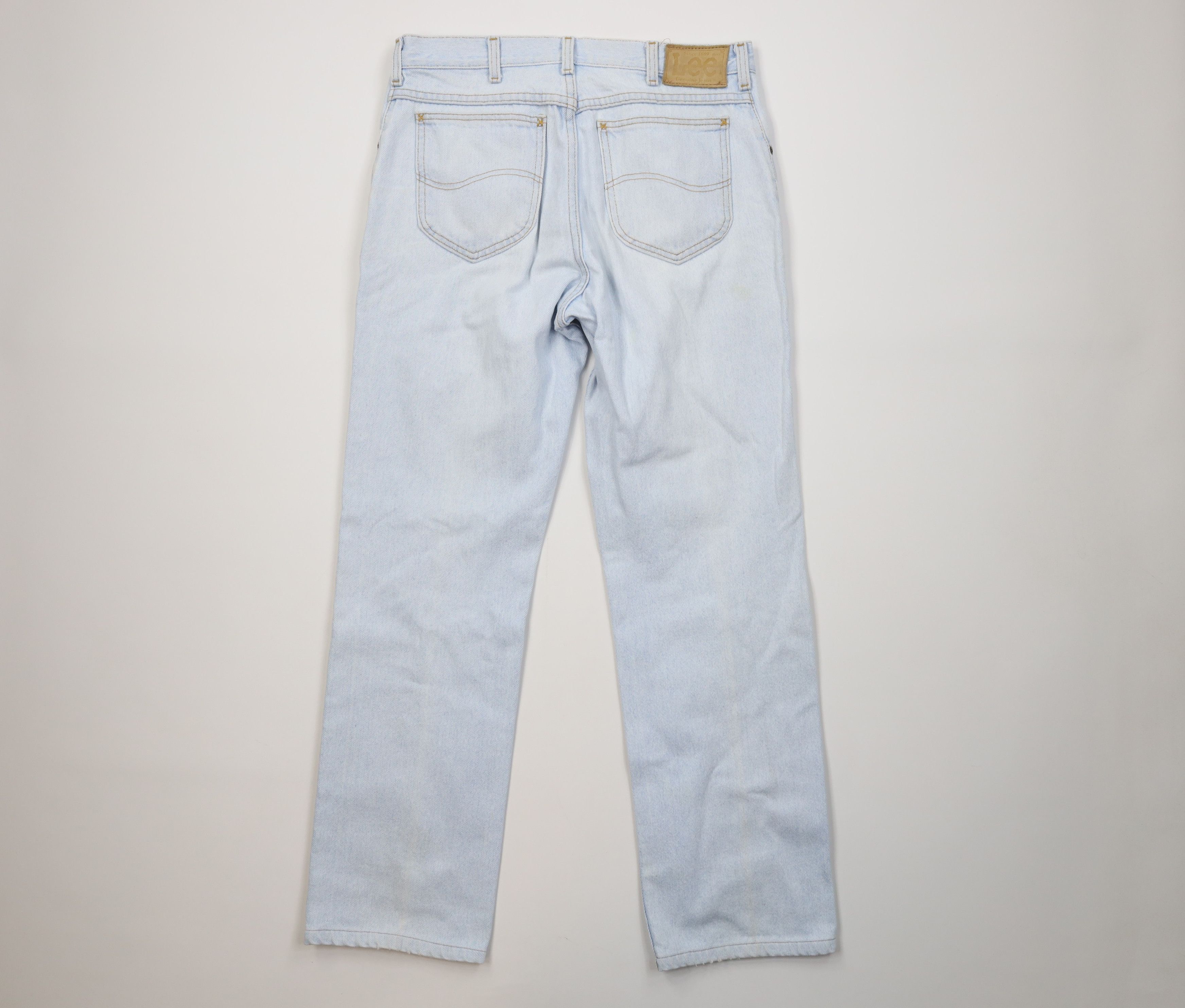 Lee Vintage 90s Lee Straight Leg Denim Jeans Light Wash USA Size US 34 / EU 50 - 11 Thumbnail