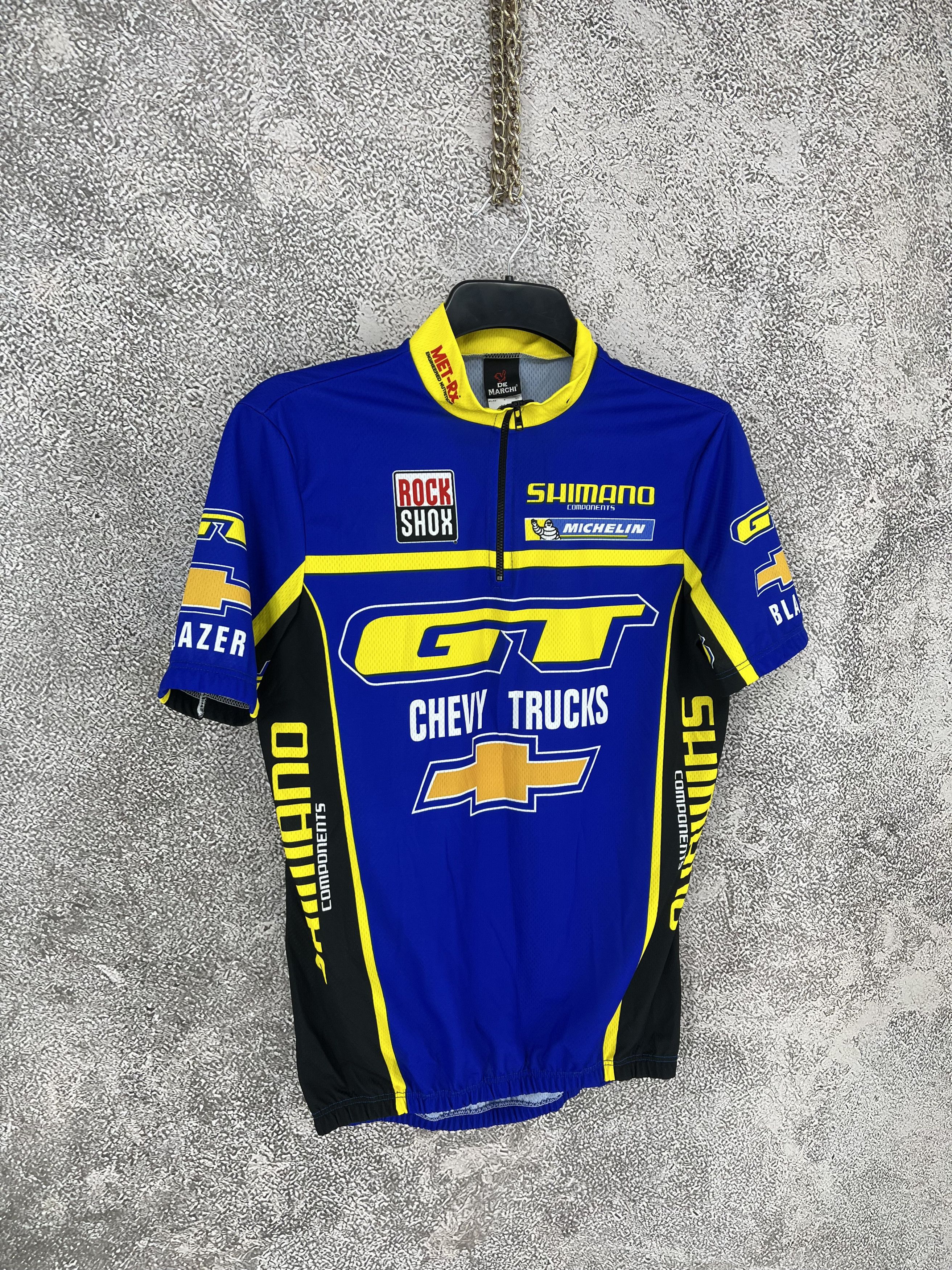 Sports Specialties GT Rock Shox Shimano Cycling Team maillot De Marchi taille Size US XL / EU 56 / 4 - 2 Thumbnail