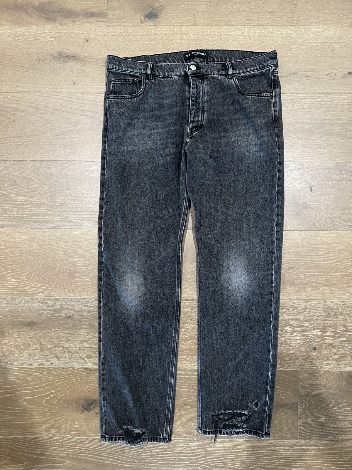 Balenciaga Balenciaga Black Denim Jeans Size US 36 / EU 52 - 1 Thumbnail