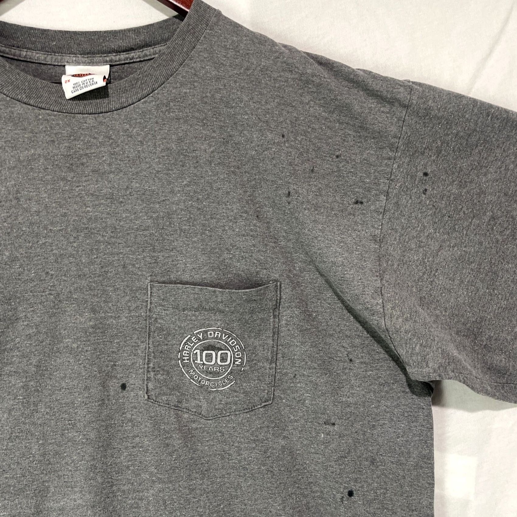 Harley Davidson VINTAGE Harley-Davidson Shirt Mens 2XL Gray USA 100 Years 2003 Harley-Davidson Shirt Mens 2XL Gray USA 100 Years 2003 Size US XXL / EU 58 / 5 - 3 Thumbnail