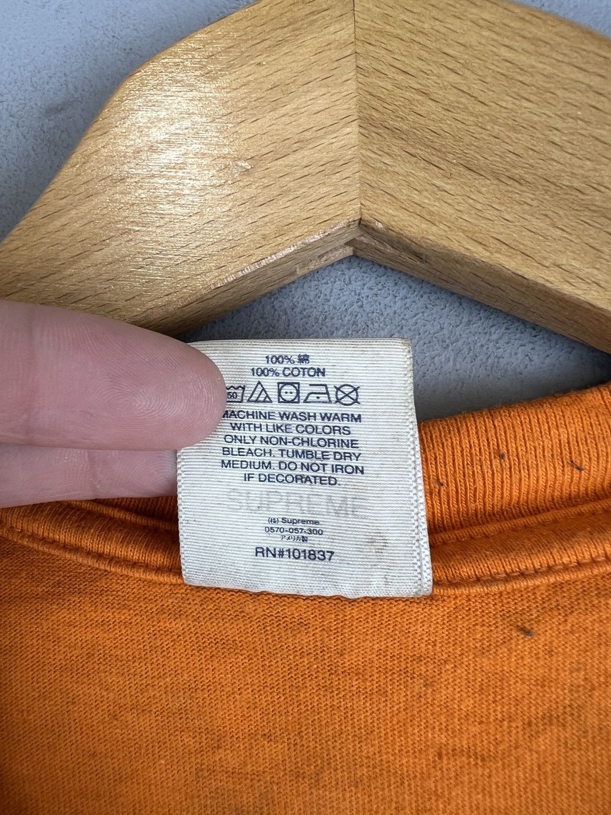Other Supreme Orange Crash💥 T shirt L size Formula Y2K Size US L / EU 52-54 / 3 - 4 Thumbnail