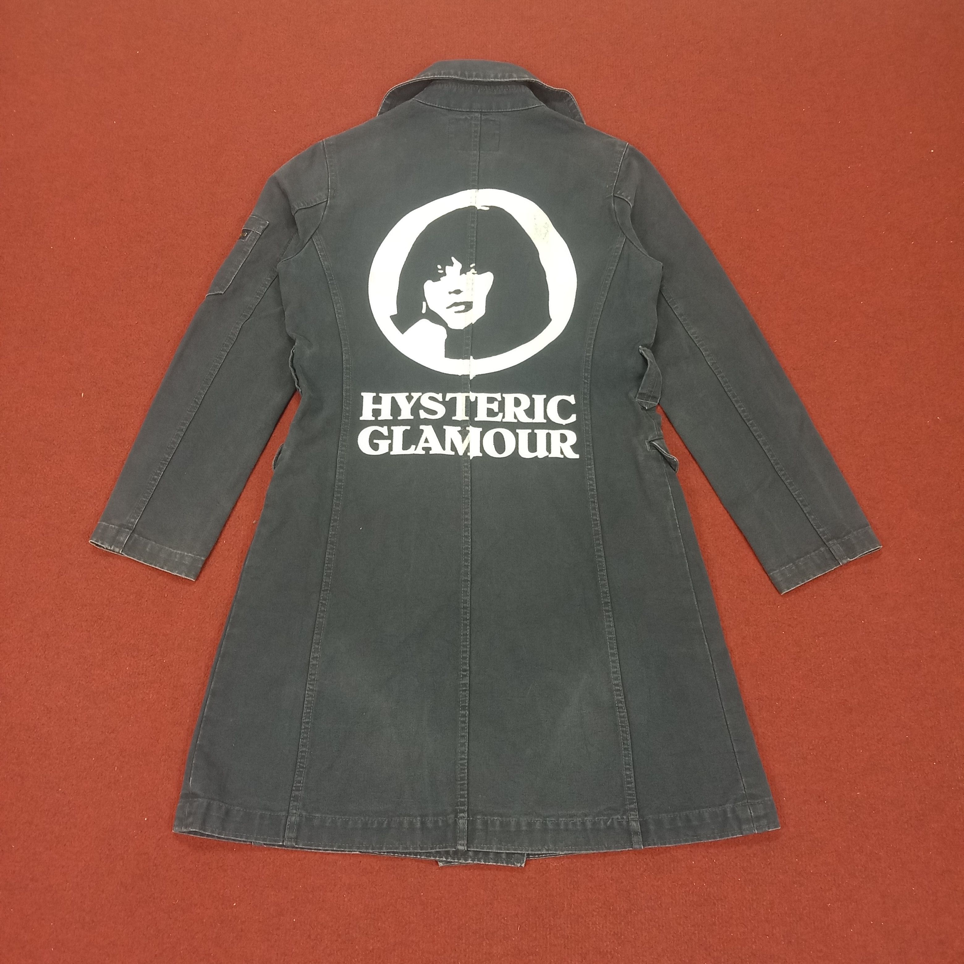 Hysteric Glamour Hysteric Glamour Fashion Style Custom Art Long Jacket Size XS / US 0-2 / IT 36-38 - 1 Thumbnail