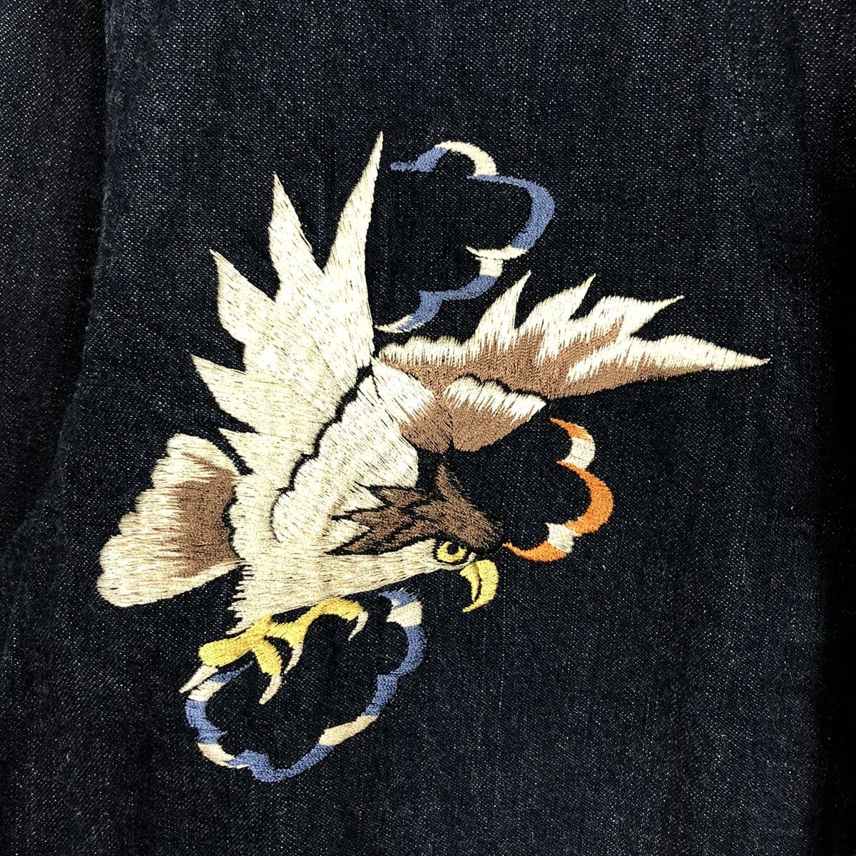 Indigo 🔥VINTAGE TOKYO STYLE BEAMS JAPAN SOUVENIR SUKAJAN DESIGN Size US S / EU 44-46 / 1 - 20 Thumbnail