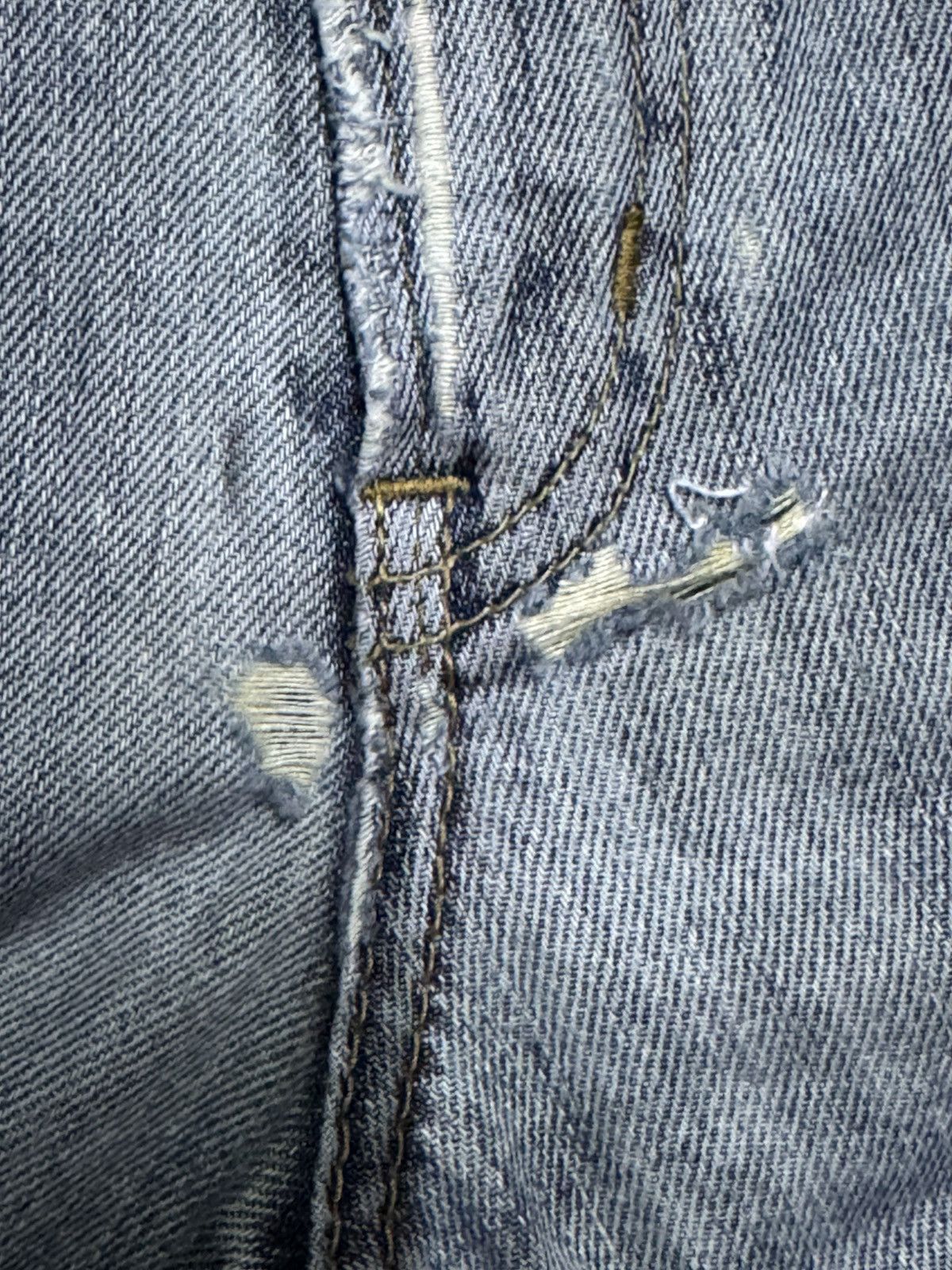 Edwin Vintage Edwin 403 Denim Distressed Loose Jeans Size US 32 / EU 48 - 11 Thumbnail