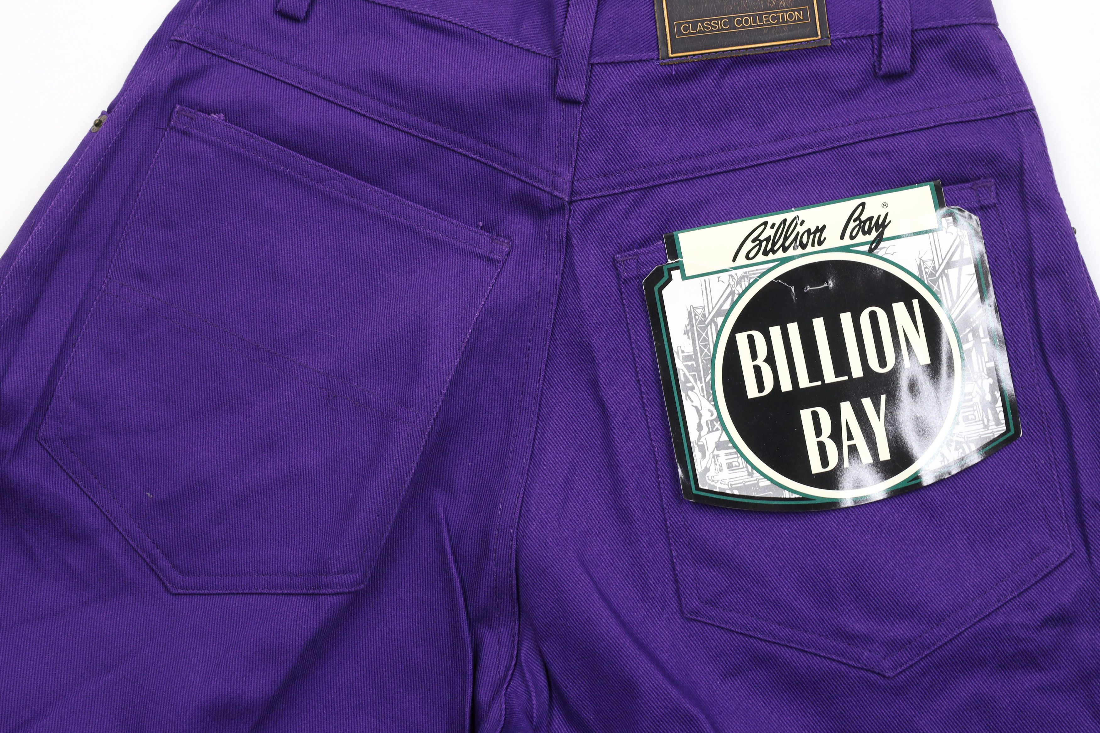 Vintage Deadstock Vintage 90s Streetwear Denim Shorts Jorts Purple Size US 30 / EU 46 - 8 Thumbnail