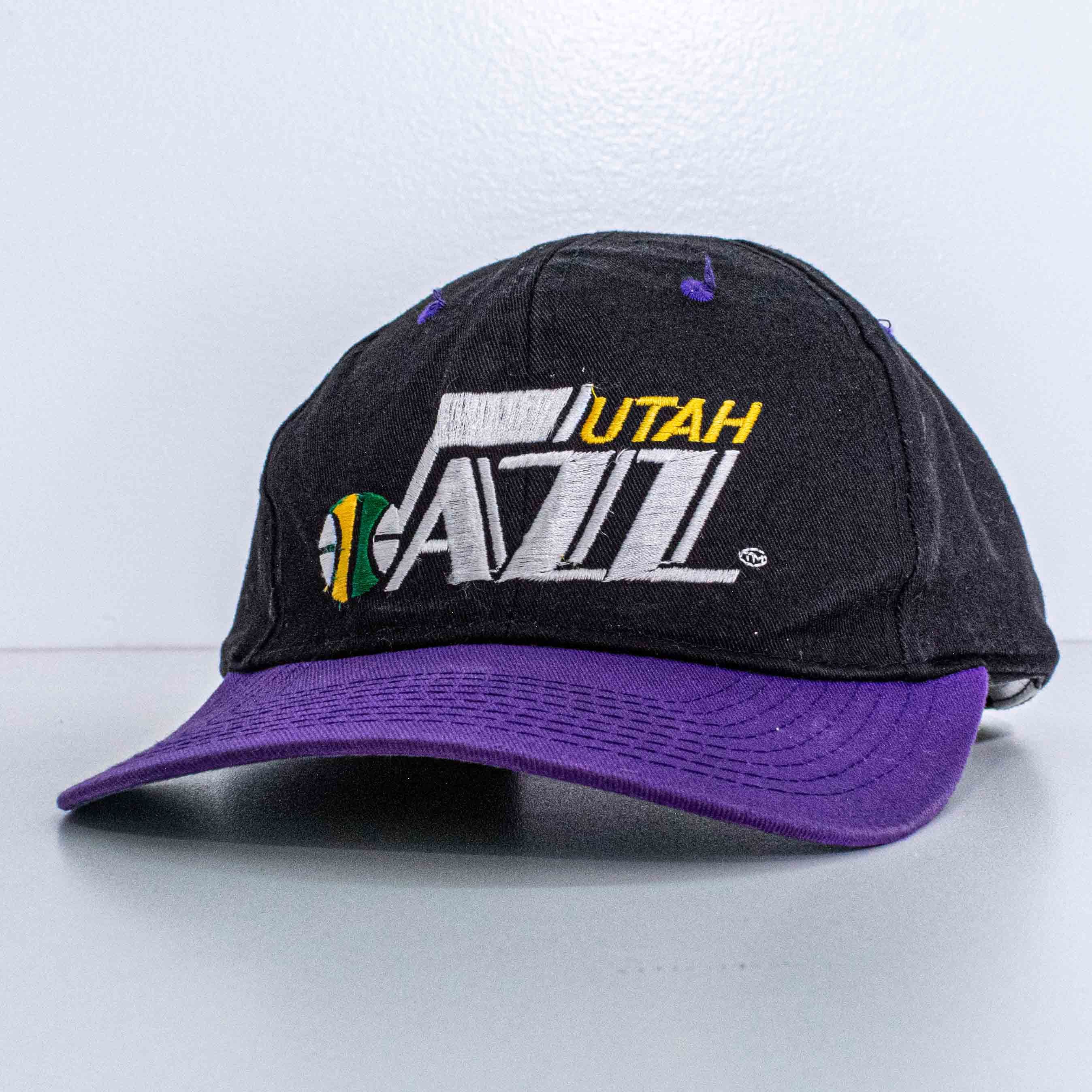 NBA Utah Jazz NBA Competitor Snapback Hat Basketball VTG 90s Size ONE SIZE - 1 Thumbnail