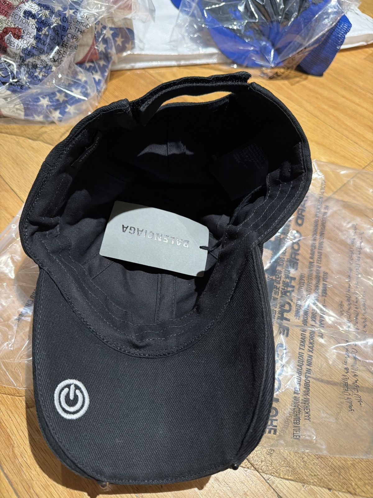Balenciaga Balenciaga black led hat large Size ONE SIZE - 4 Thumbnail