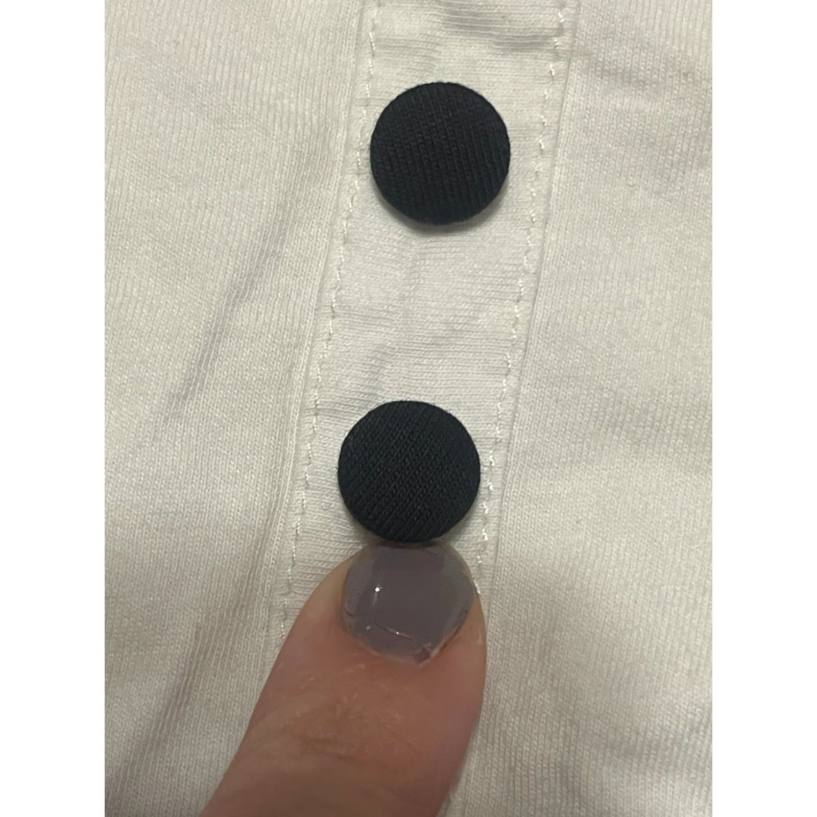 H&M H&M Dress, Girl's Size 4, Black White, Black Buttons, Sleeveless Size S / US 4 / IT 40 - 3 Thumbnail