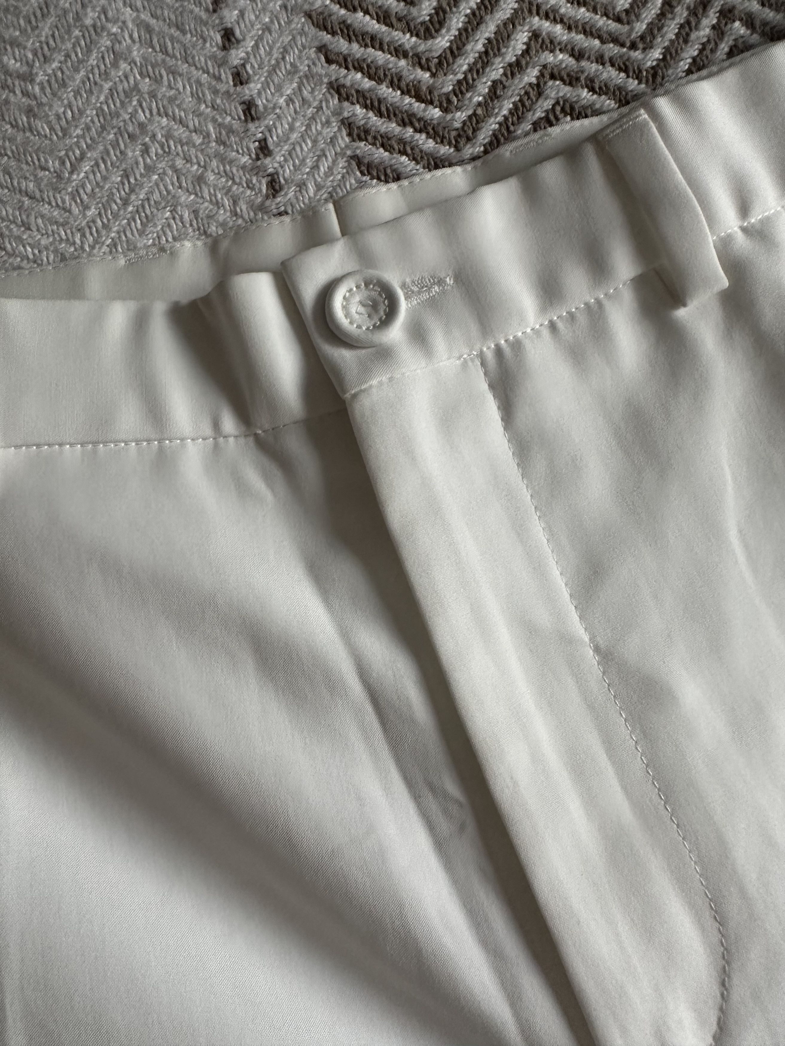 Dior Dior Homme Ivory Ankle Slit Pants Size US 32 / EU 48 - 2 Thumbnail