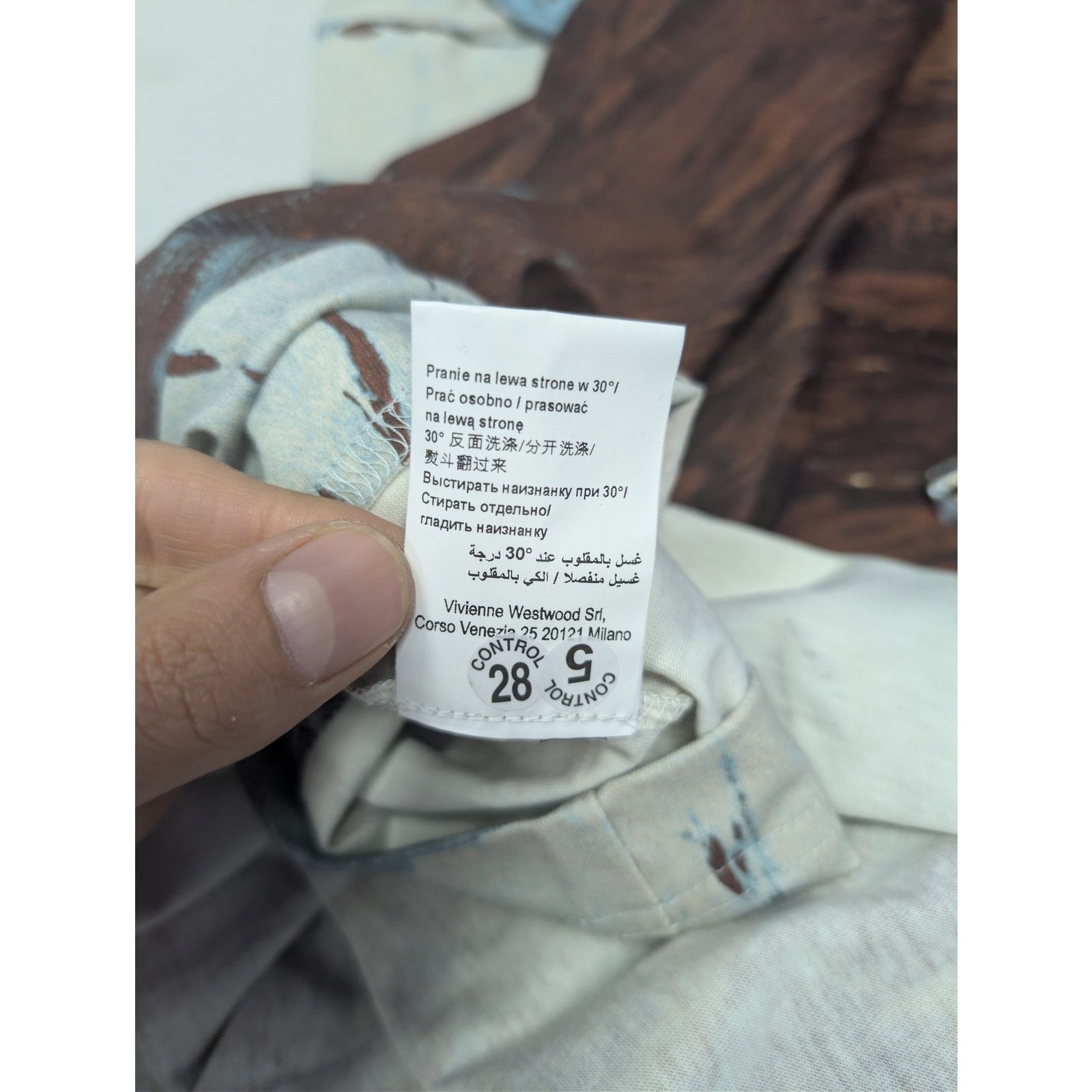 Vivienne Westwood o1rshd1 Fresh T-Shirt in Blue / Brushed Organic Jersey Size US L / EU 52-54 / 3 - 19 Thumbnail