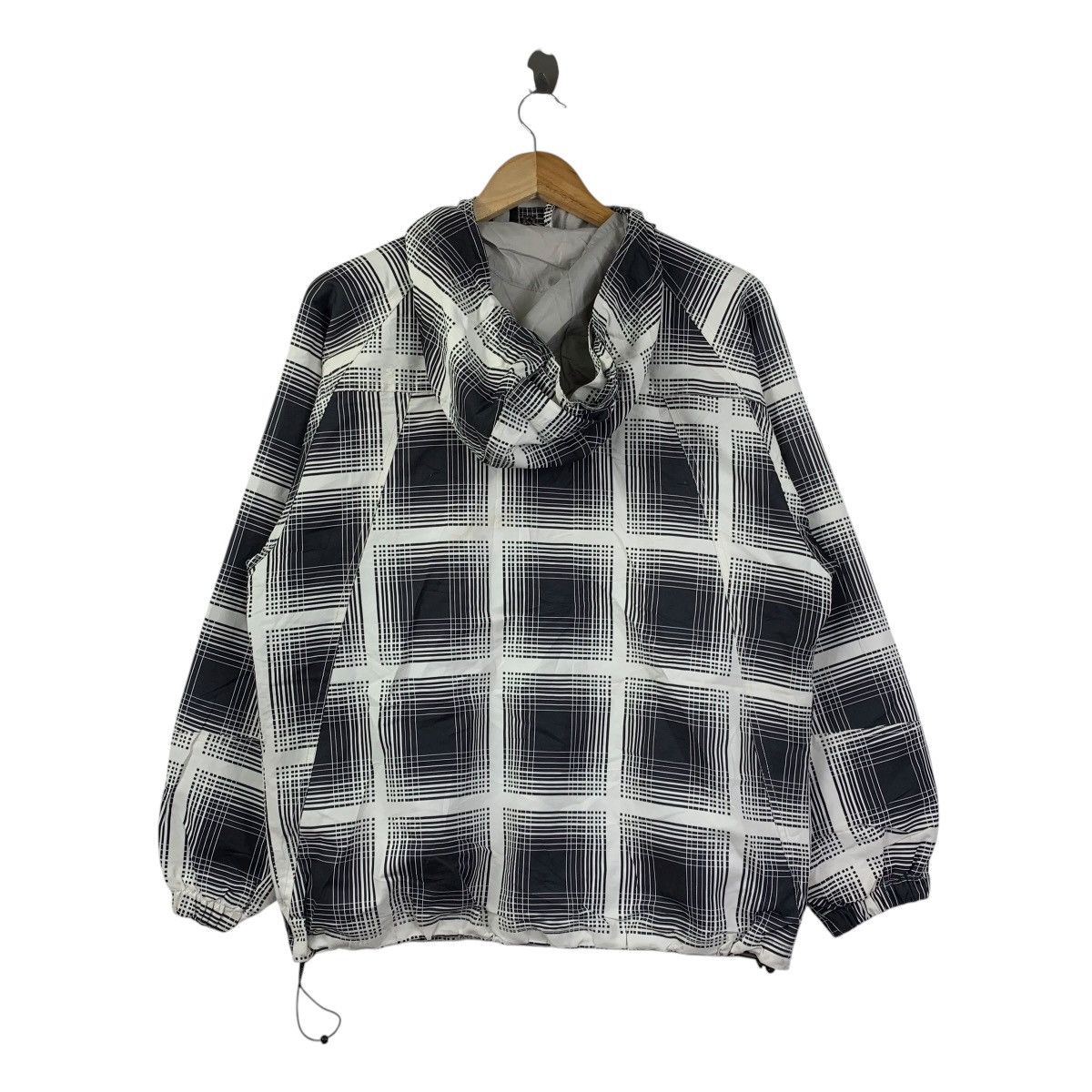 Vintage Vintage le-Rhythm Trick Master Grid Pattern Hooded Jacket Size US XS / EU 42 / 0 - 4 Thumbnail
