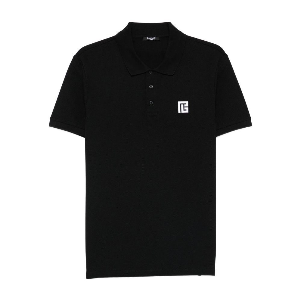 Balmain BLACK Polo Shirts