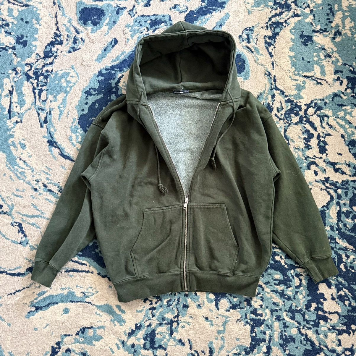 Brandy Melville Green oversized brandy mellville zipup Size L / US 10 / IT 46 - 4 Thumbnail
