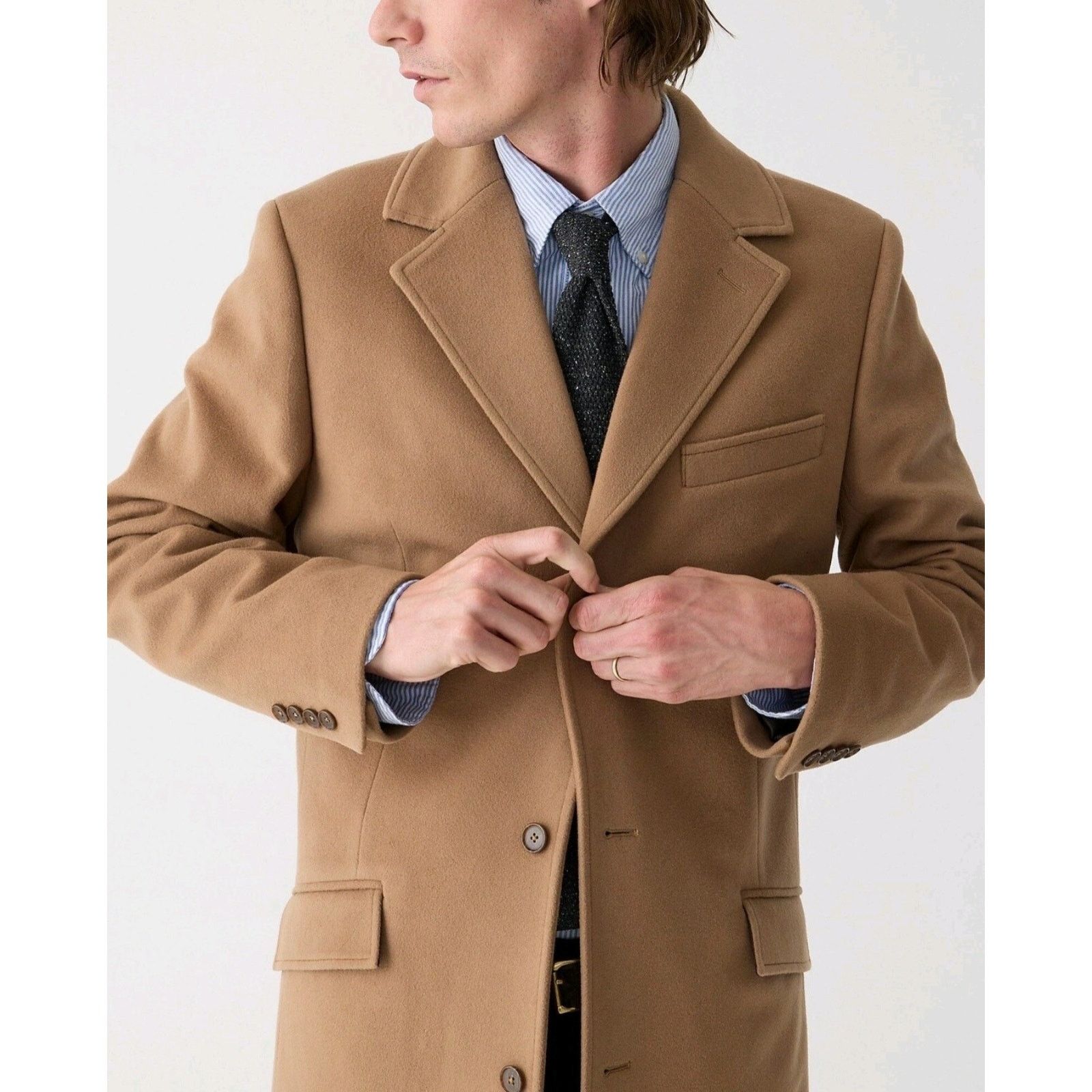J.Crew J. Crew Ludlow $548 coat Toffee Italian Cashmere Wool 36R Size US XXS / EU 40 - 2 Thumbnail