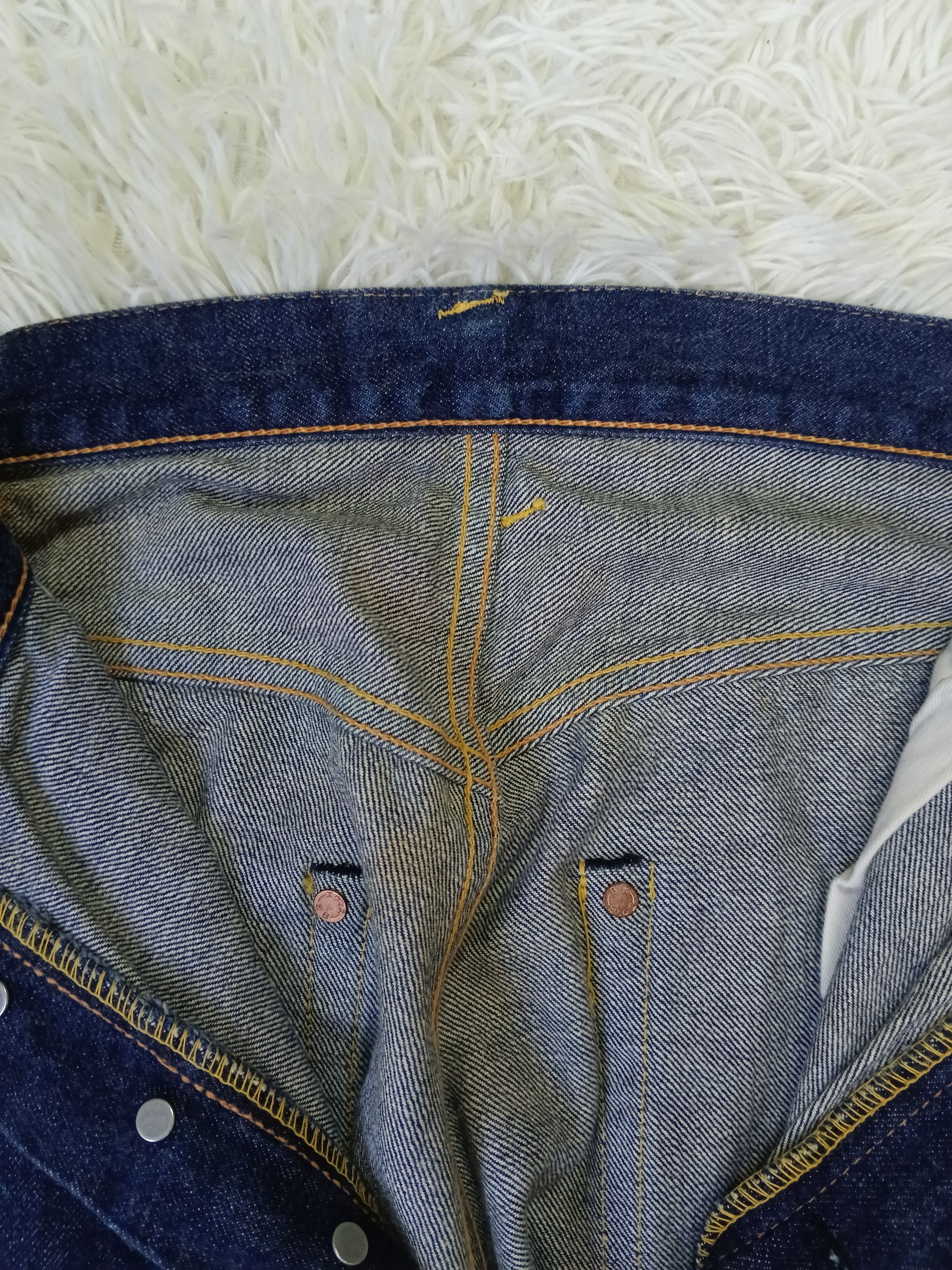 Evisu LIMITED EDITION EVISU SELVEDGE DOWLUCK CAMO 2001 DENIM Size US 36 / EU 52 - 8 Thumbnail