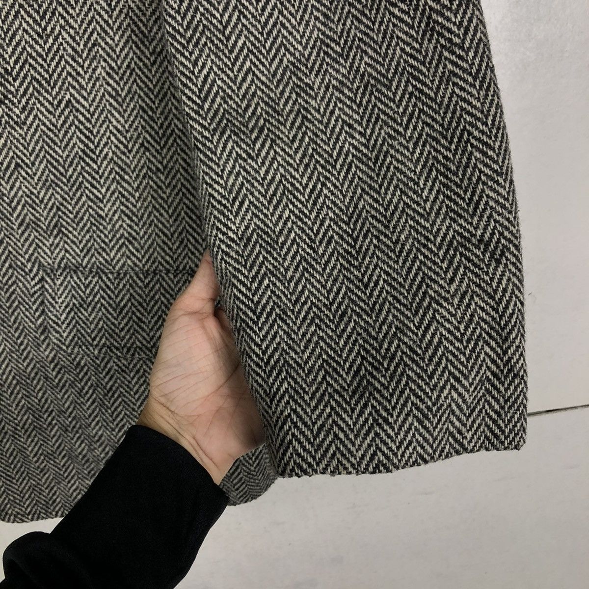 Issey Miyake 🔥VTG IS ISSEY MIYAKE WOOL JACKET HERRINGBONE DOUBLE BREAST Size US M / EU 48-50 / 2 - 15 Thumbnail