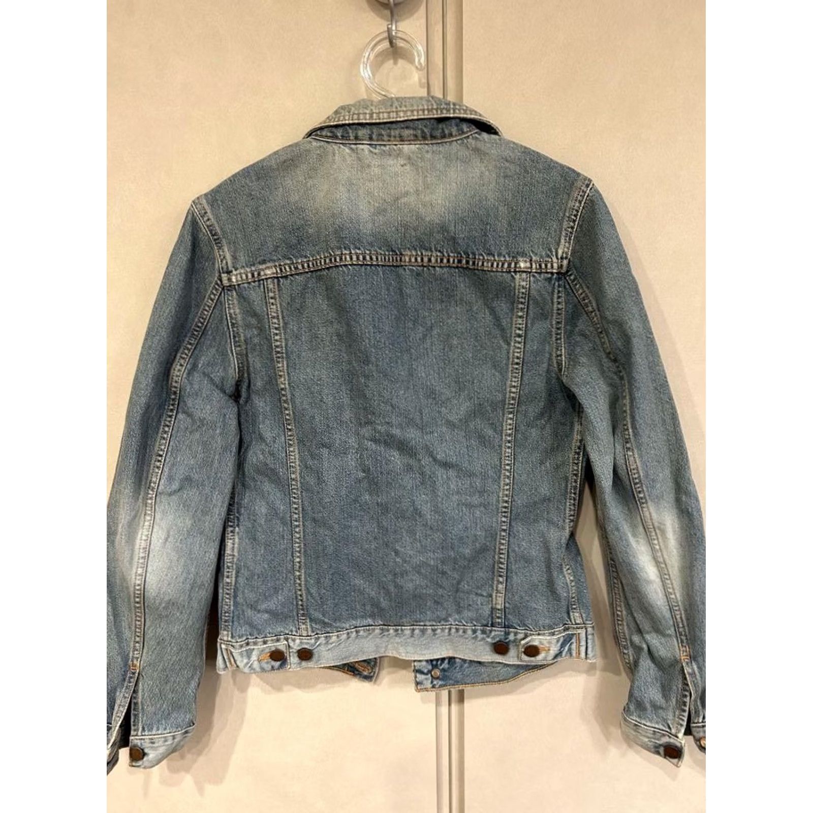 Nudie Jeans Nudie Jeans Co Denim Jacket Light Blue S Size Vintage Jacket Men Size US 29 - 7 Thumbnail