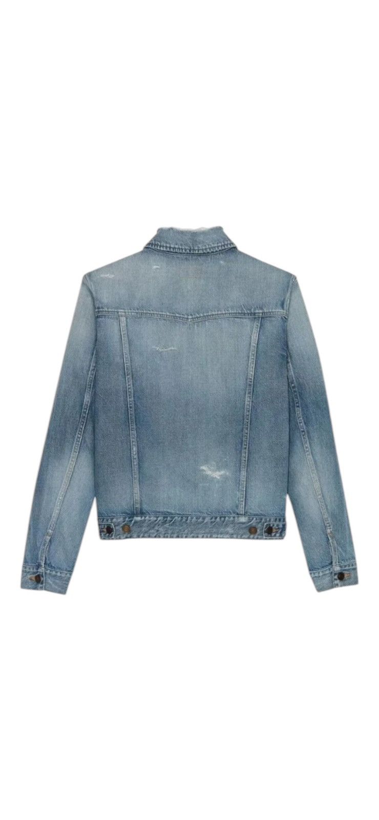 Saint Laurent Paris Saint Laurent CLASSIC DENIM JACKET DESTROYED SKY BLUE Size US S / EU 44-46 / 1 - 2 Thumbnail