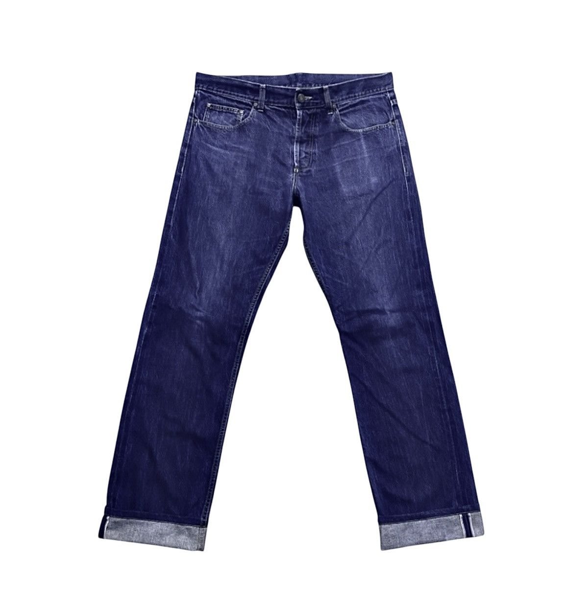 Alexander McQueen Alexander McQueen Main Line 2011 Washed Selvedge Denim Jeans Size US 34 / EU 50 - 1 Thumbnail