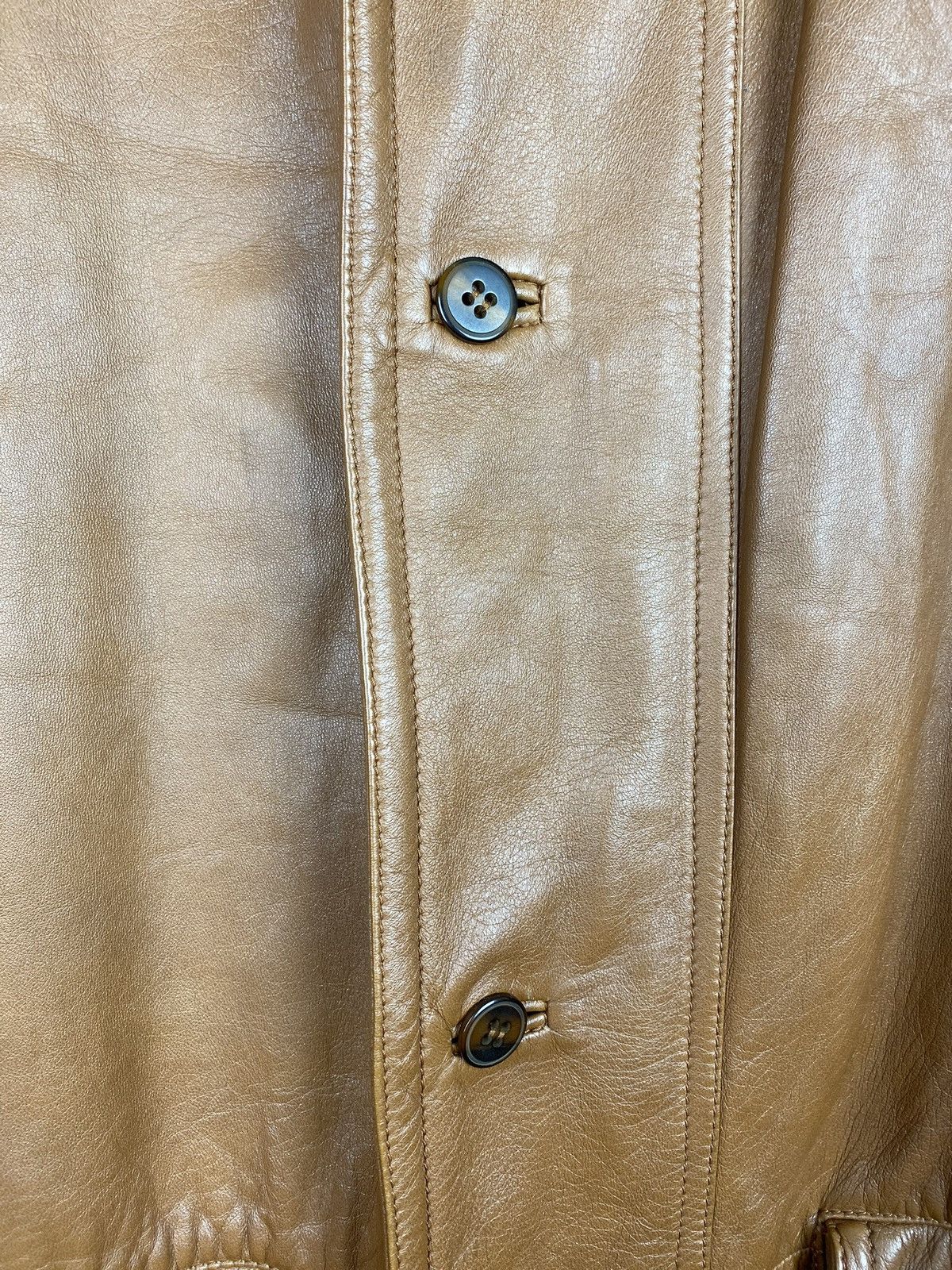 Mandelli Enrico Mandelli vintage real leather men’s coat jacket Size US L / EU 52-54 / 3 - 11 Thumbnail