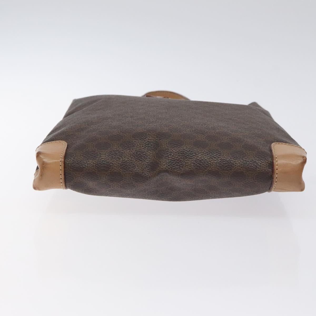 Celine CELINE Macadam Canvas Hand Bag Pvc Leather Brown Gold Size ONE SIZE - 9 Thumbnail