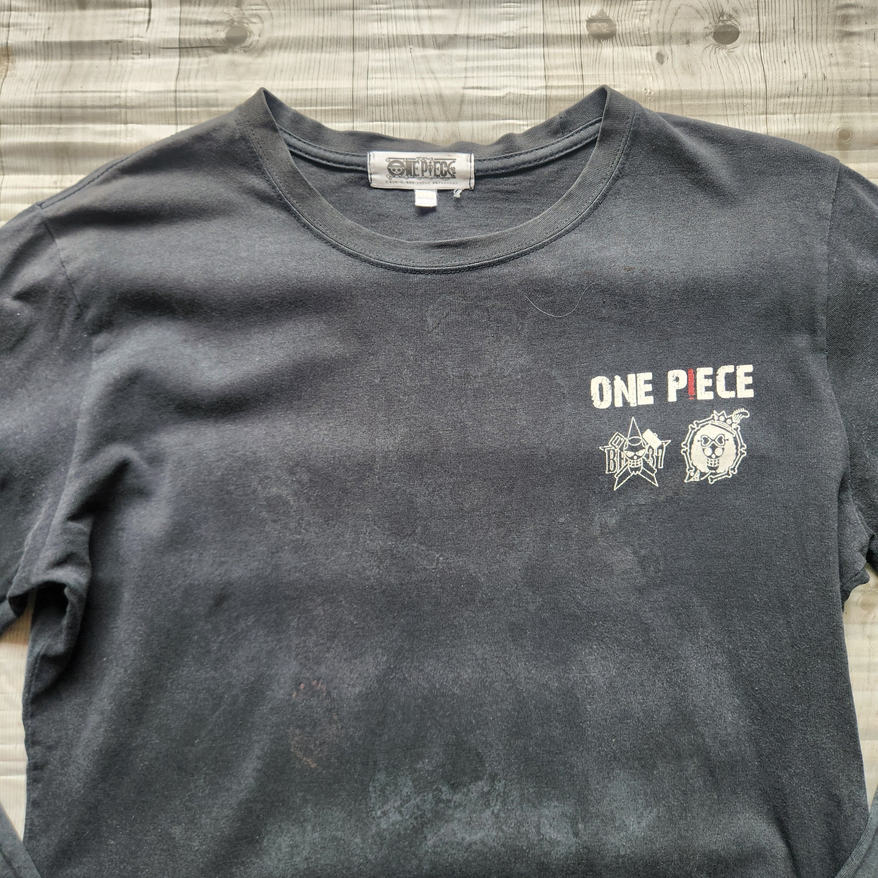 One Piece × Vintage Vintage Japan One Piece Anime Long Sleeves TShirt Size US M / EU 48-50 / 2 - 15 Thumbnail