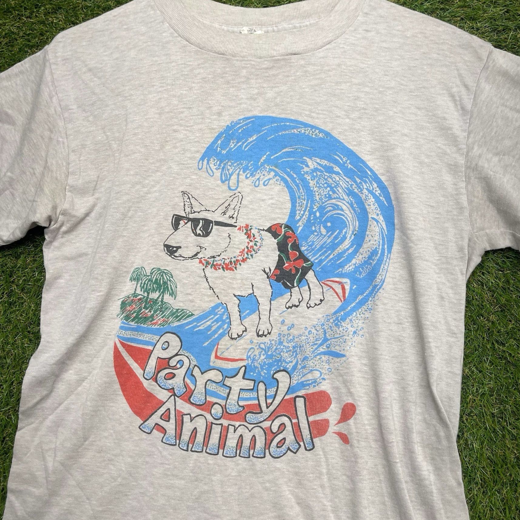 Vintage VINTAGE Bud Light Spuds Mackenzie Shirt Mens Small 1980s Brown Graphic Tee Unisex S Mens Size US S / EU 44-46 / 1 - 3 Thumbnail