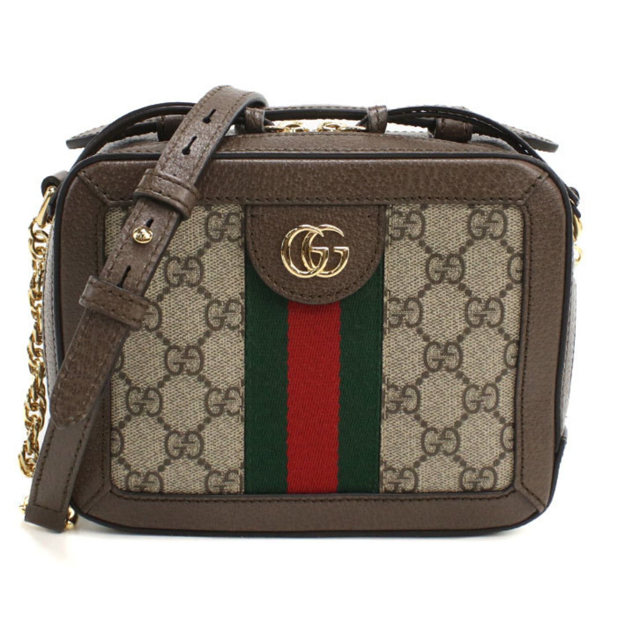 Gucci GUCCI Crossbody Shoulder Bag 602576 Chain GG Supreme Women's Beige Size ONE SIZE - 1 Thumbnail