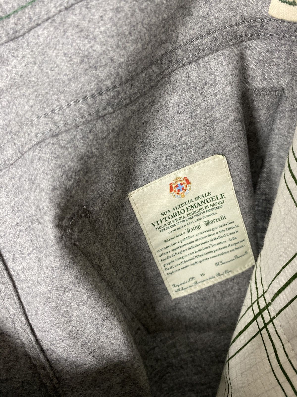 Luigi Borrelli Luigi Borrelli Camerelle Pantalone Pants Cotton-Polyester 34 Size US 34 / EU 50 - 15 Thumbnail