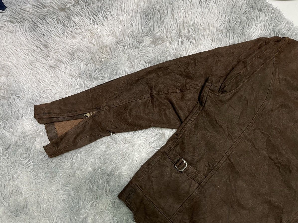 Edwin × Japanese Brand 90s EDWIN BIKERS JACKET RARE DESIGN NICELY FADED Size US M / EU 48-50 / 2 - 13 Thumbnail