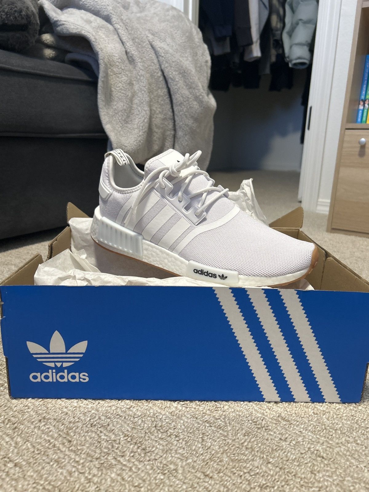 image of Adidas Nmd_R1 White (Never Worn) Shoes, Men's (Size 11)