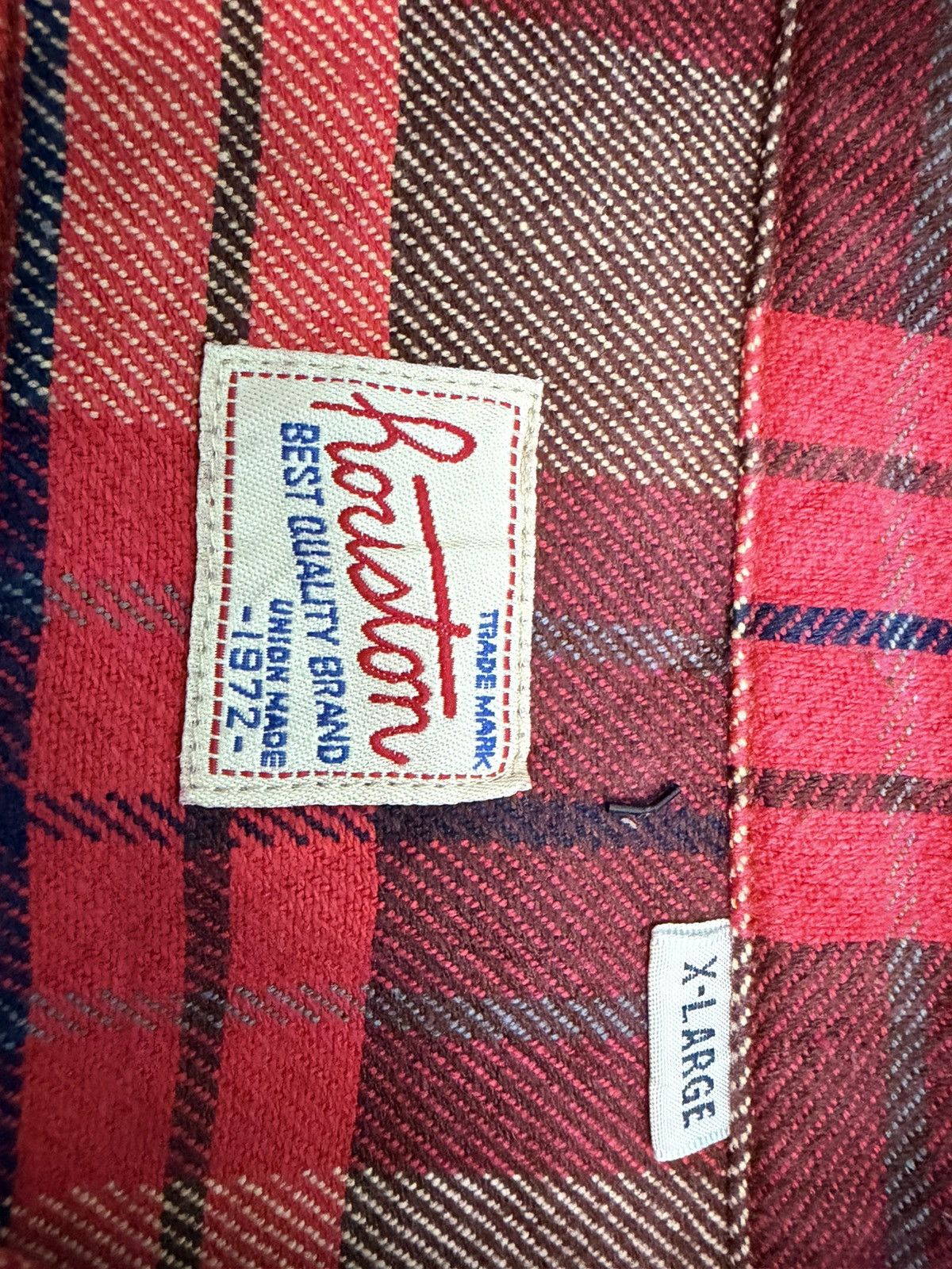 Japanese Brand Houston Flannel Heavy Cotton Union Made Size US XL / EU 56 / 4 - 9 Thumbnail