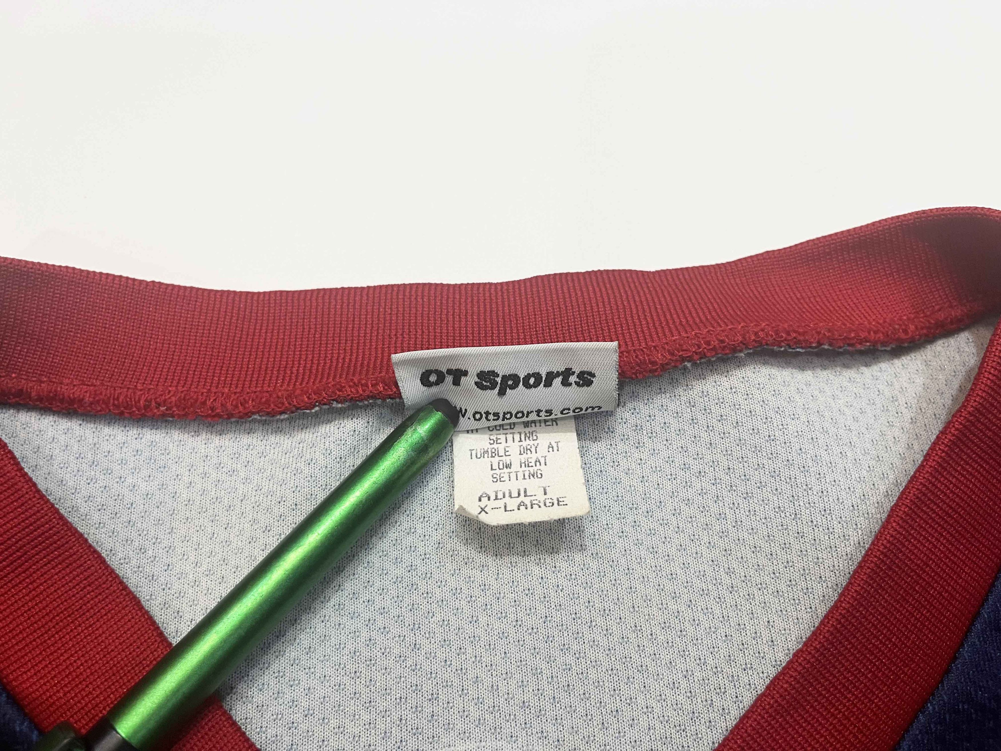 Vintage Vintage OT Sports Charlotte Checkers AHL Hockey Jersey Size US XL / EU 56 / 4 - 4 Thumbnail