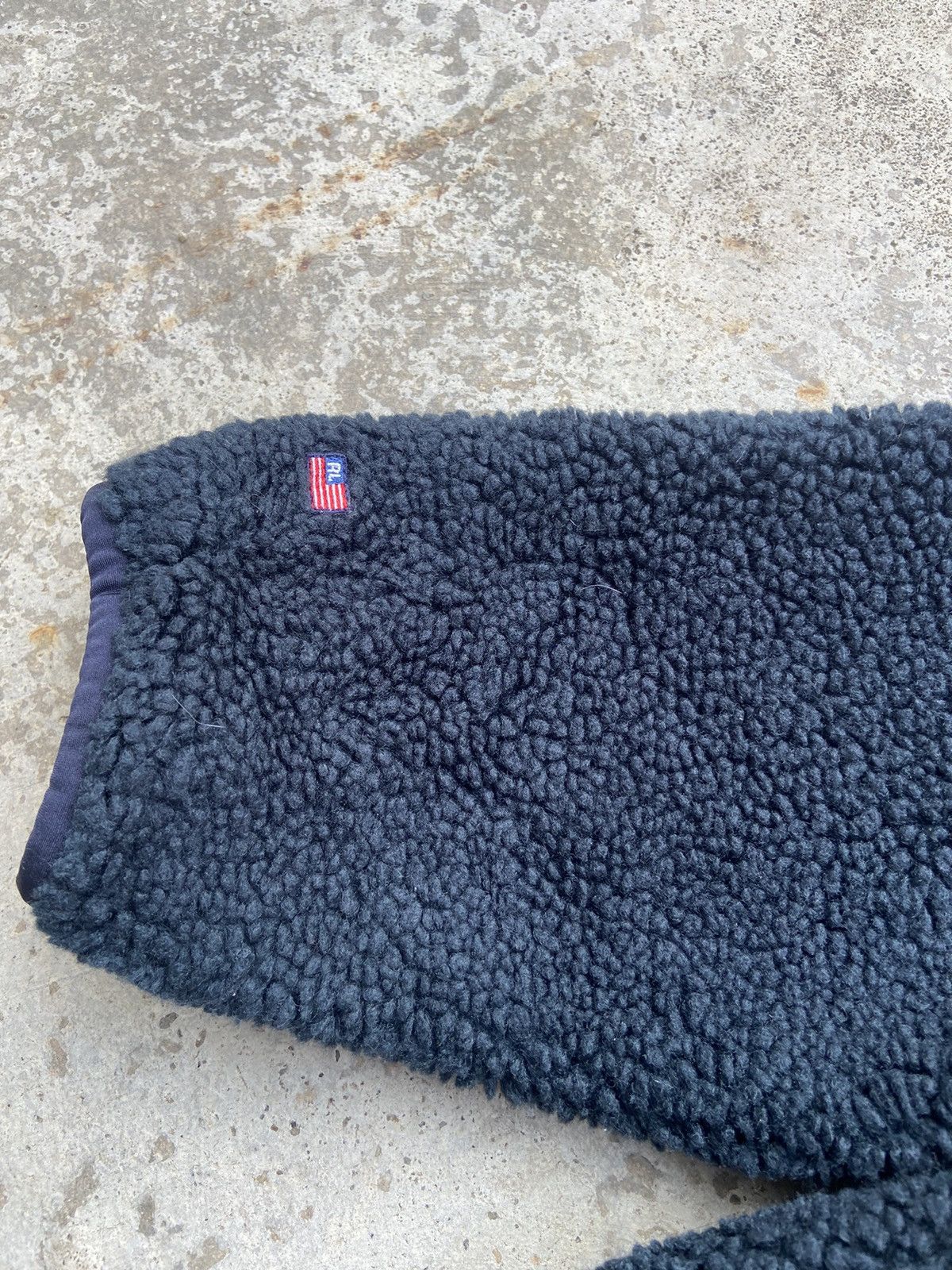 Polo Ralph Lauren Vintage 1990’s Polo Ralph Lauren Fleece Half Zipper Sweater Size US L / EU 52-54 / 3 - 3 Thumbnail