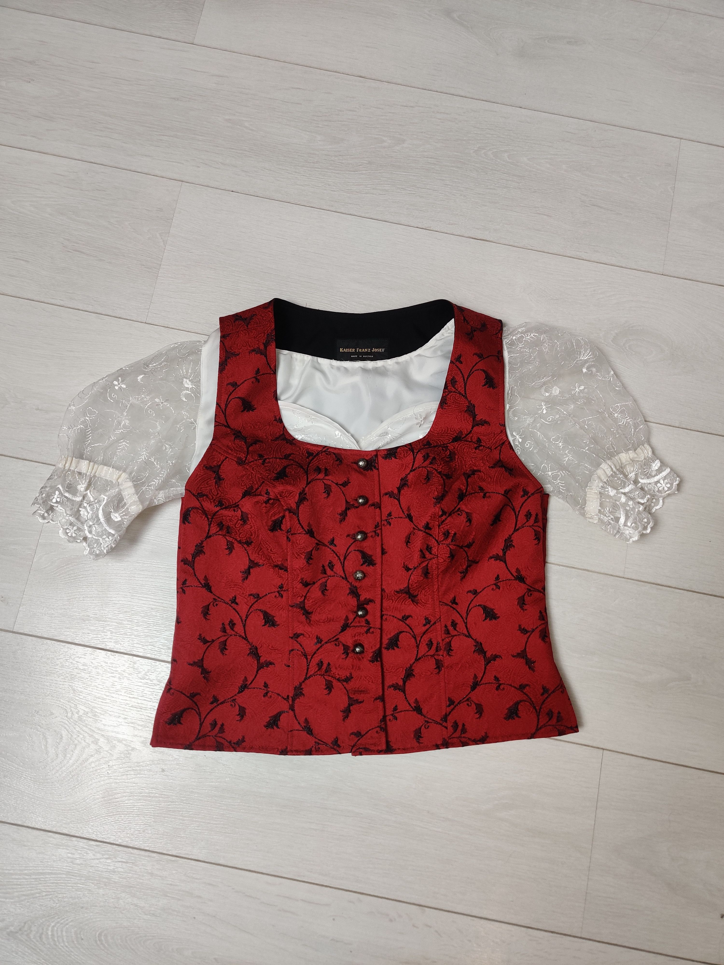 Other Kaiser Franz Josef dirndle bodice made in Austria Size XS / US 0-2 / IT 36-38 - 1 Thumbnail