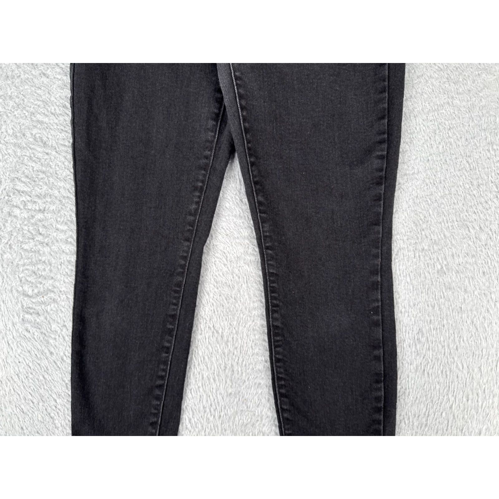 Lucky Brand Lucky Brand Jeans Women 4 Black Denim Bridgette Skinny Cotton Blend High 25x25 Women Size 27" / US 4 / IT 40 - 3 Thumbnail