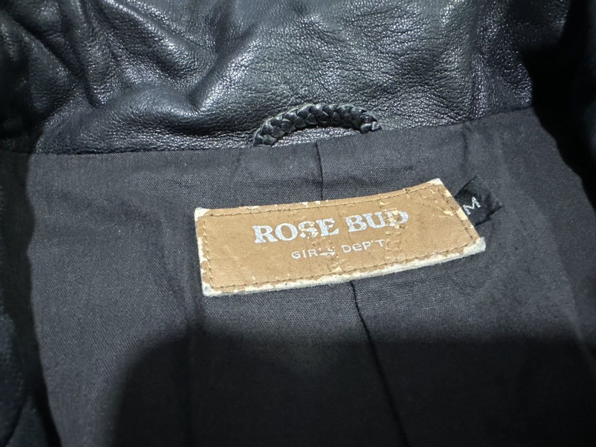 KMRii 🔥Sick Y2K Rose Bud Lamb Leather Coat Drawstring Jacket Goth Size US M / EU 48-50 / 2 - 11 Thumbnail