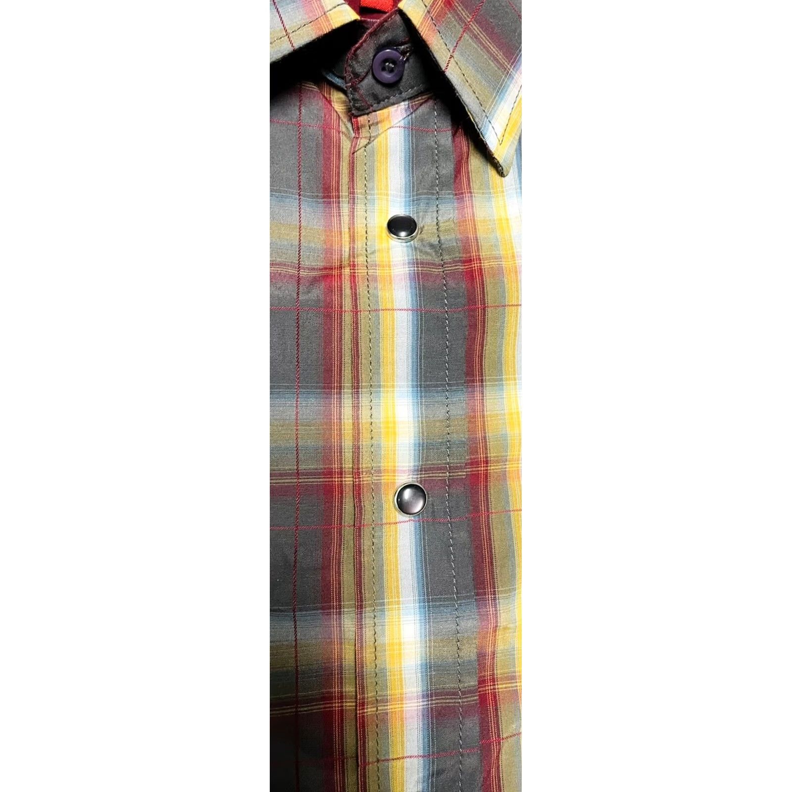 Vintage VINTAGE Rodeo Button-Up Plaid Shirt XL Mens Long Sleeve Western Wear Size US XL / EU 56 / 4 - 4 Thumbnail