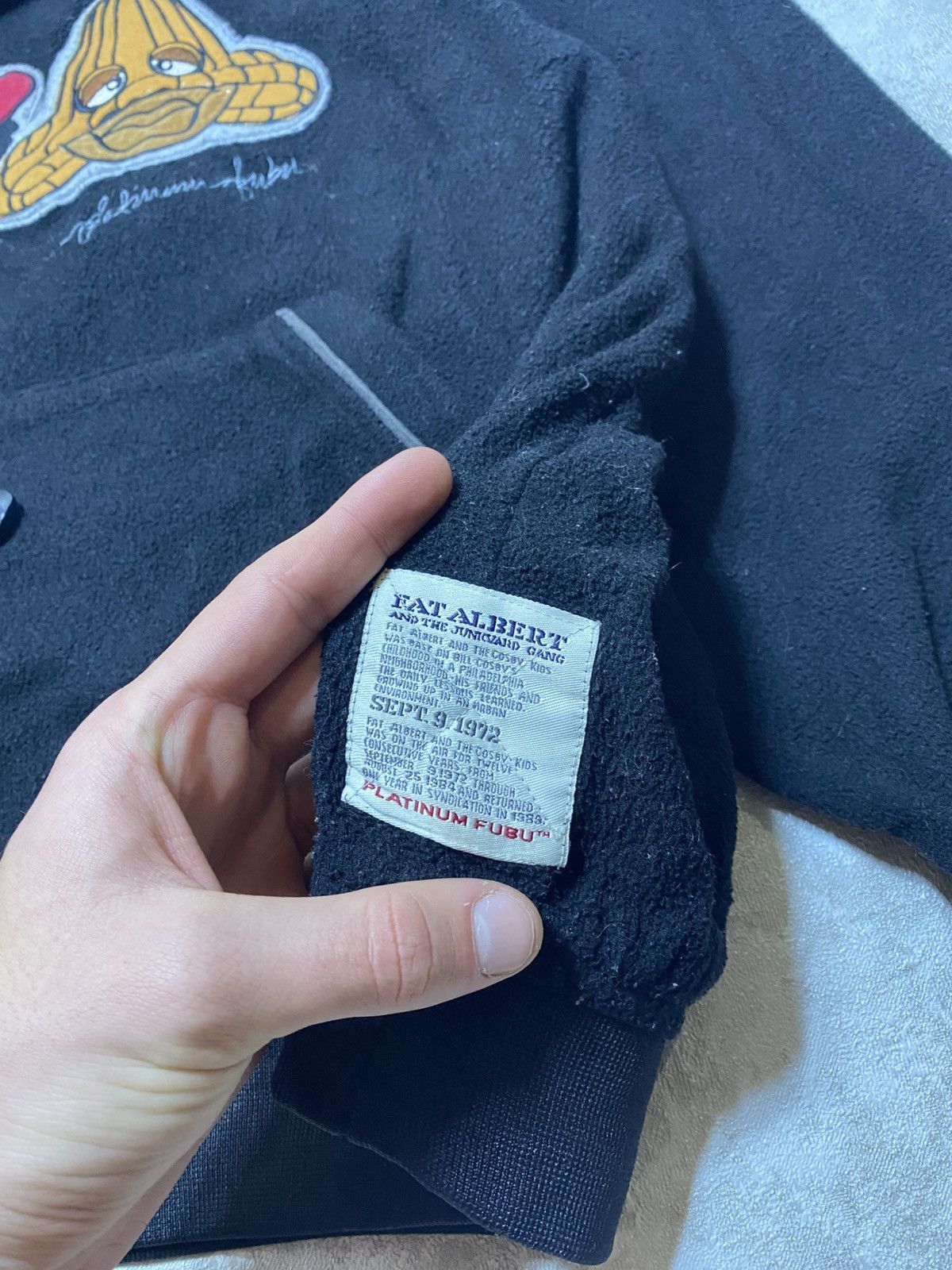 Fubu Vintage Fleece Fat Albert FUBU Platinum Oversized Hoodie Size US XL / EU 56 / 4 - 5 Thumbnail